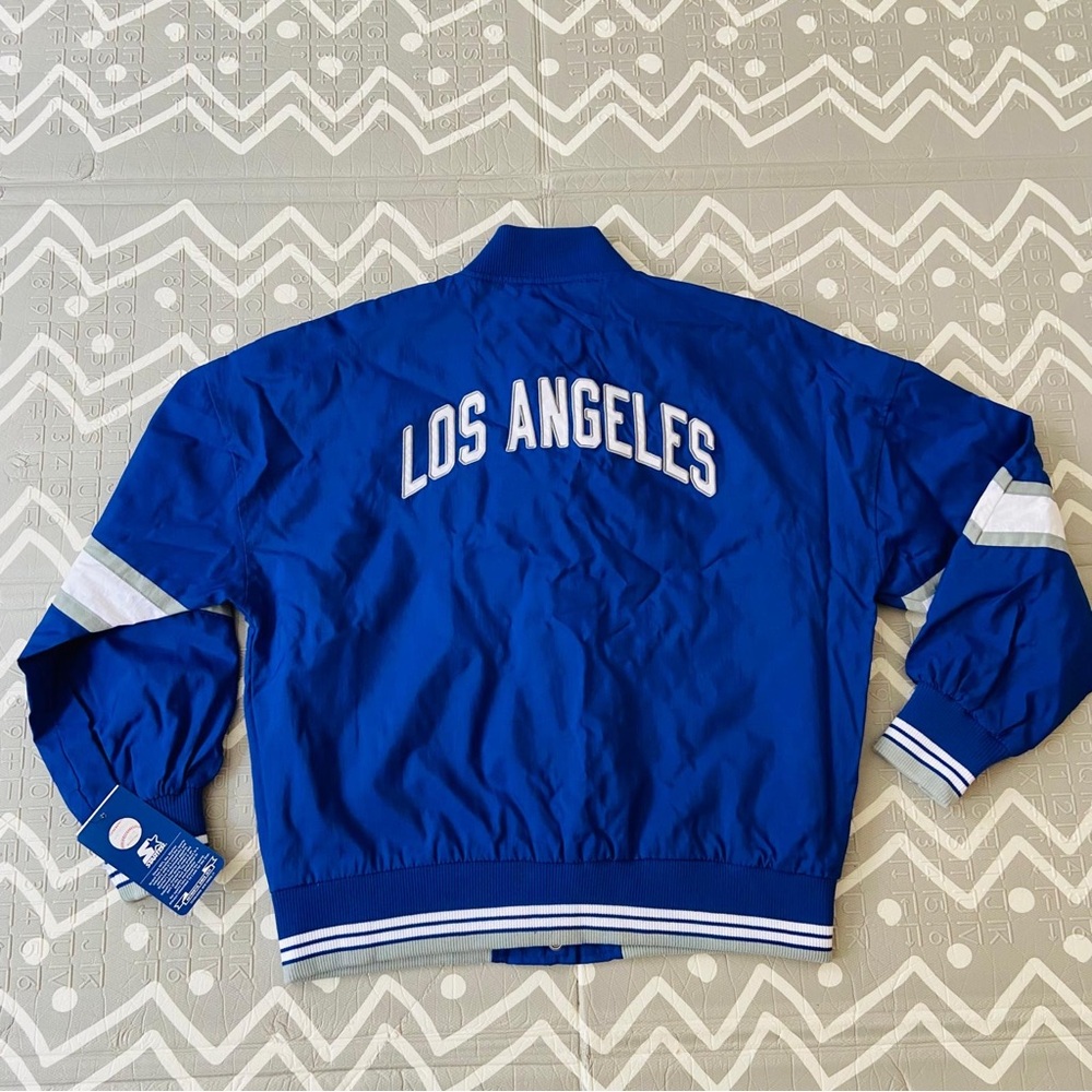 Vintage Retro LA Dodgers starter bomber varsity baseball football jacket coat - Picture 8 of 8
